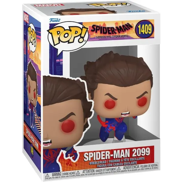 Funko Pop di Spider-Man 2099 Miguel O Hara dal film Across the Spider Verse