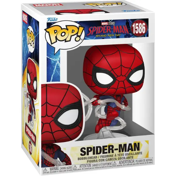 Funko Pop Marvel di Spider-Man dal film Brand New Day in vinile