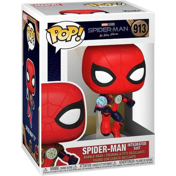 Funko Pop di Spider-Man con Integrated Suit in vinile da collezione