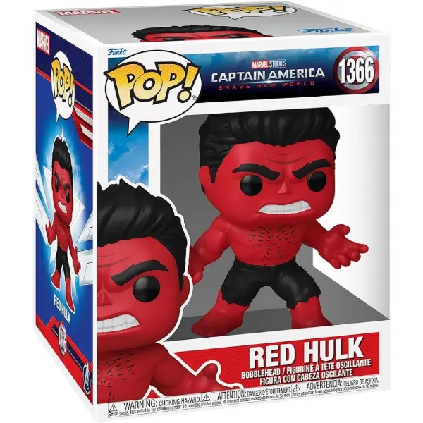 Funko Pop! Super di Red Hulk da Captain America: Brave New World
