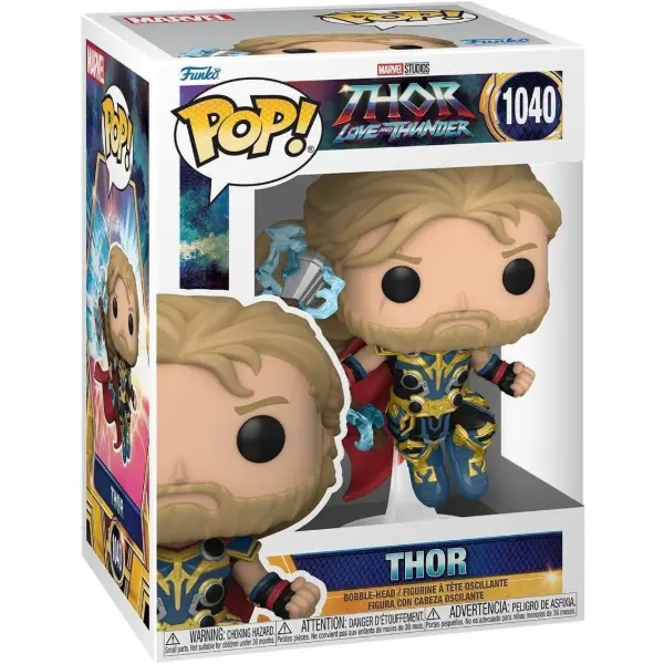Funko Pop di Thor dal film Love and Thunder in vinile da collezione