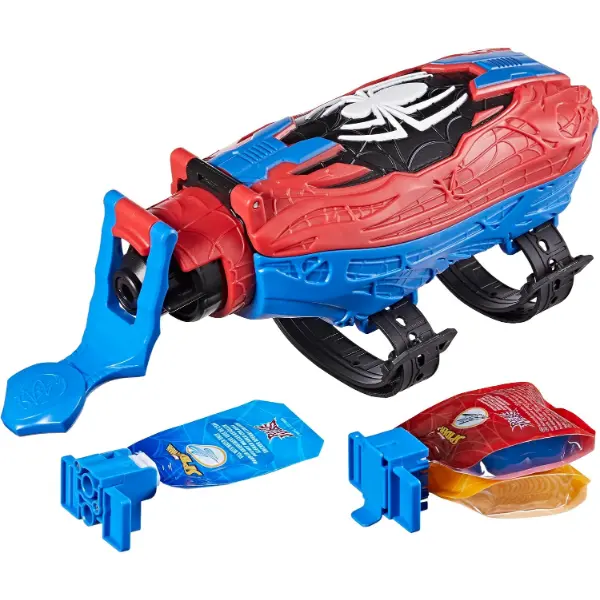 Blaster lanciaragnatele Hasbro Real Webs due in uno a lunga gittata