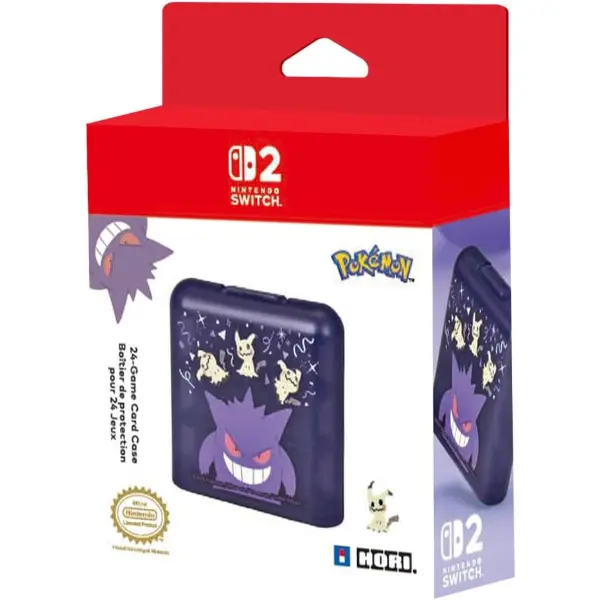 Custodia HORI porta cartucce Pokemon Gengar e Mimikyu per Nintendo Switch