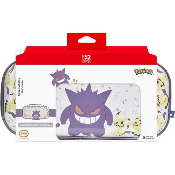 Custodia rigida da viaggio HORI Pokemon Gengar e Mimikyu per Nintendo Switch