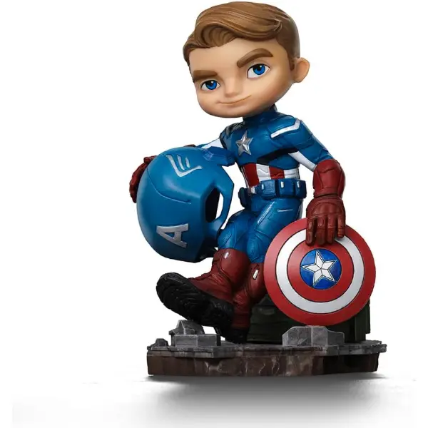 Statuetta Iron Studios Minico di Capitan America in versione stilizzata compatta