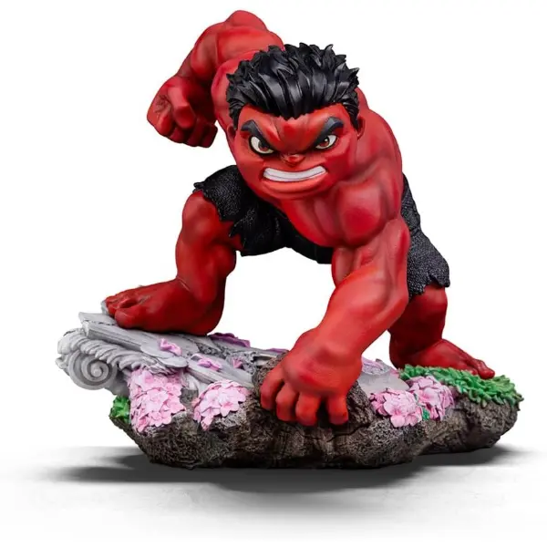 Statuetta Iron Studios Minico di Red Hulk in versione stilizzata