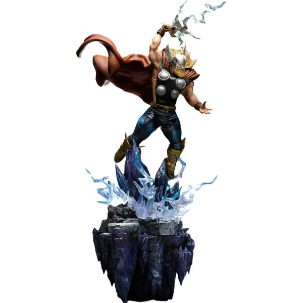 Statua Iron Studios Deluxe BDS Art Scale di Thor alta quarantaquattro centimetri