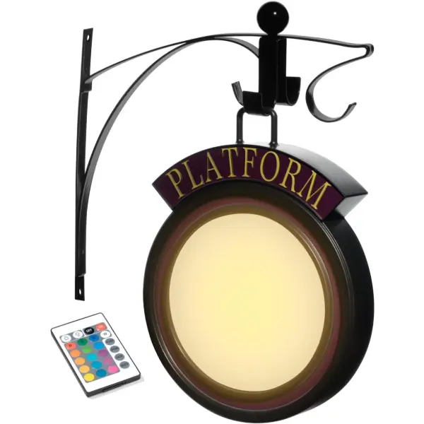 Lampada da muro Harry Potter con sedici colori regolabili e telecomando