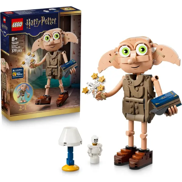 Set LEGO Harry Potter di Dobby l elfo libero trasformabile in Kreacher