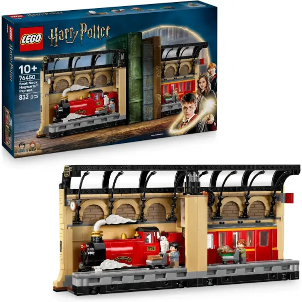 Set LEGO Harry Potter Book Nook con il treno Espresso per Hogwarts e due minifigure