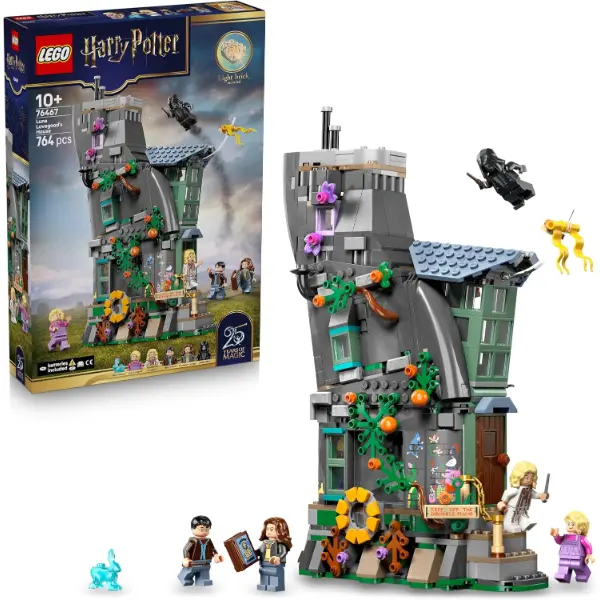 Set LEGO Harry Potter con il modellino in miniatura della casa di Luna Lovegood