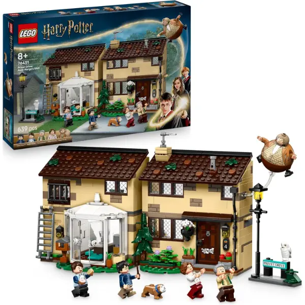 Set LEGO Harry Potter della casa di Privet Drive con interni e minifigure