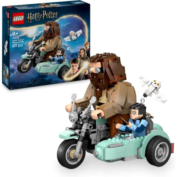 Set LEGO Harry Potter con la moto e il sidecar di Hagrid e Harry