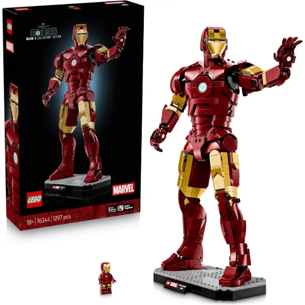 Figura articolata LEGO Marvel di Iron Man Mark 3 in edizione da collezione