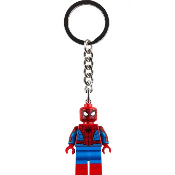 Portachiavi LEGO Marvel con minifigure di Spiderman