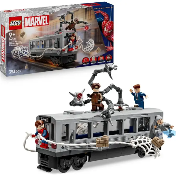 Set LEGO Marvel del duello sul treno tra Spider-Man e Doctor Octopus