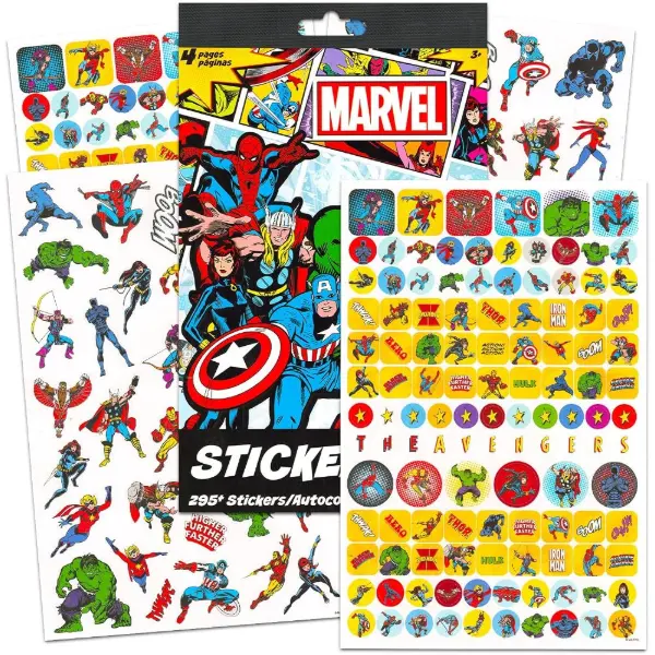 Marvel Avengers — Libro di adesivi per bambini