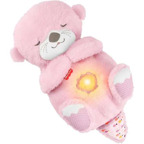Fisher-Price Lontra Rosa Soffice Relax peluche con luce