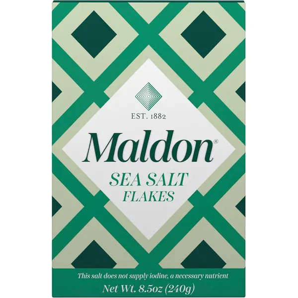 Maldon sale marino in fiocchi 250 g cristalli piramidali per finitura
