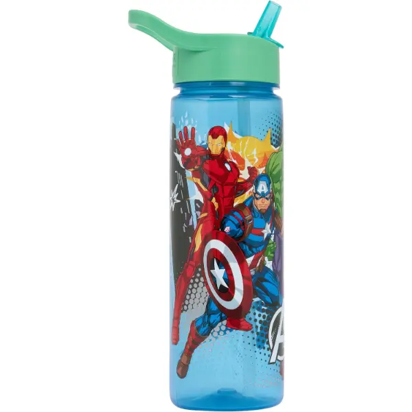 Marvel Avengers — Borraccia per bambini con coperchio ribaltabile