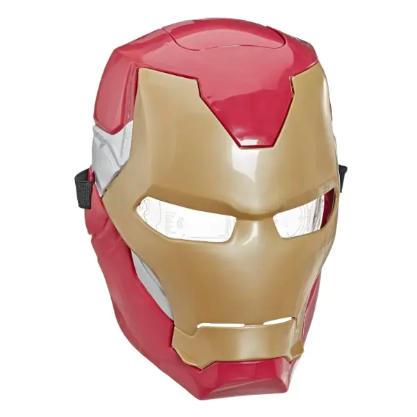 Maschera elettronica Marvel Avengers di Iron Man con visiera mobile ed effetti sonori