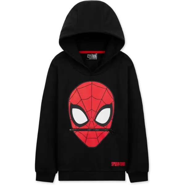 Felpa con cappuccio Marvel di Spiderman per bambino dai tre ai dodici anni