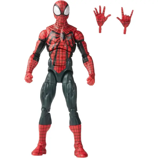 Action figure Marvel Legends di Ben Reilly da collezione articolata