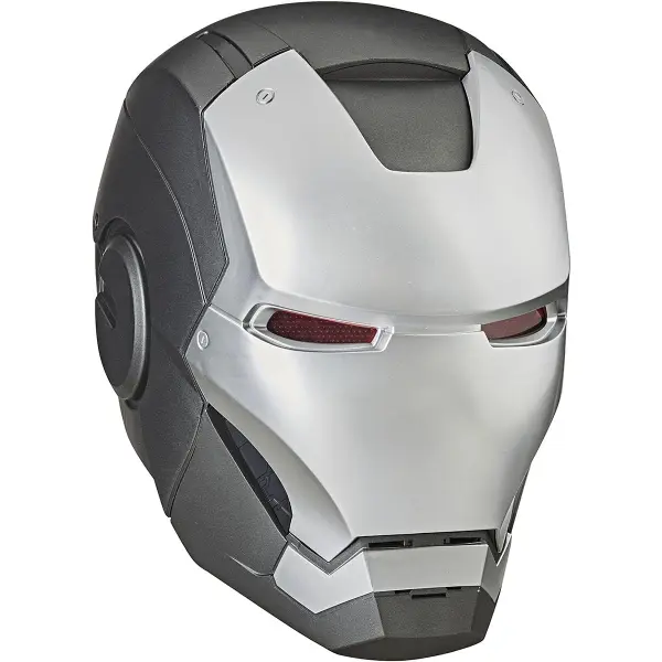 Casco elettronico War Machine Marvel Legends edizione da collezione grigio e nero