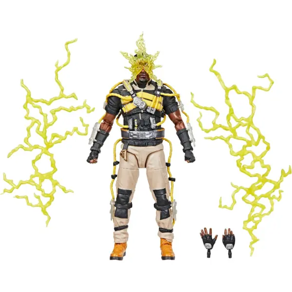 Action figure Marvel Legends di Electro collezionabile ispirata al film