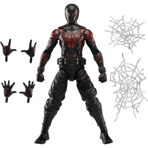 Action figure Marvel Legends Gamerverse di Miles Morales con tuta Brooklyn 2099