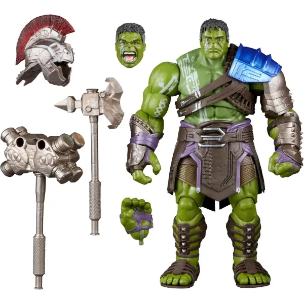 Action figure Marvel Legends di Hulk Gladiatore da Thor: Ragnarok alta 40 cm