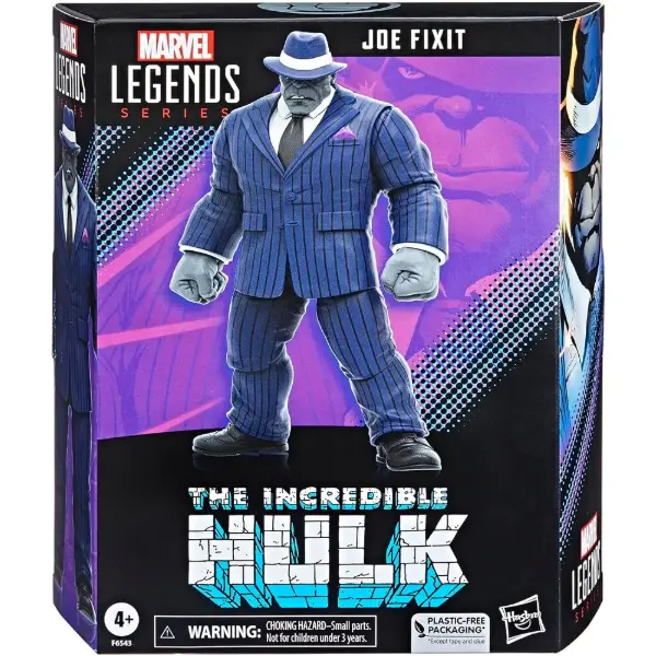 Action figure Marvel Legends di Joe Fixit, il Hulk grigio in completo, da 21 cm