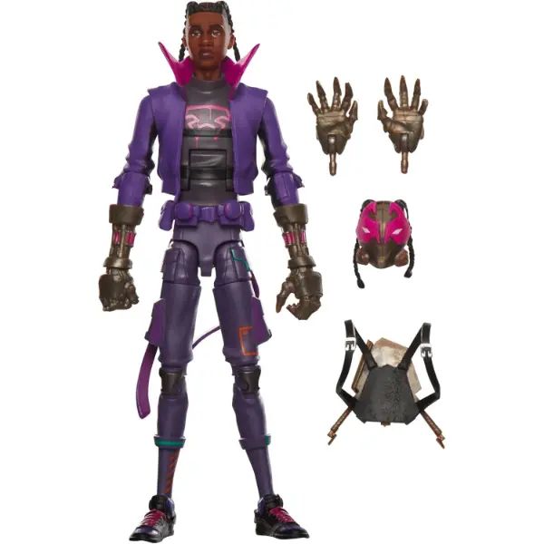 Action figure Marvel Legends di Miles G Morales ispirata al film Spider-Verse