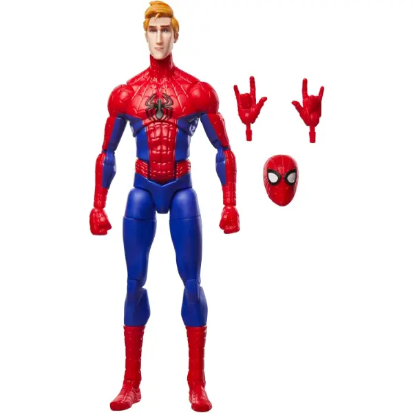 Action figure Marvel Legends di Peter Parker ispirata al film Spider-Verse