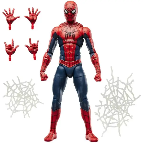 Set Marvel Legends con action figure collezionabile di Spider-Man e accessori