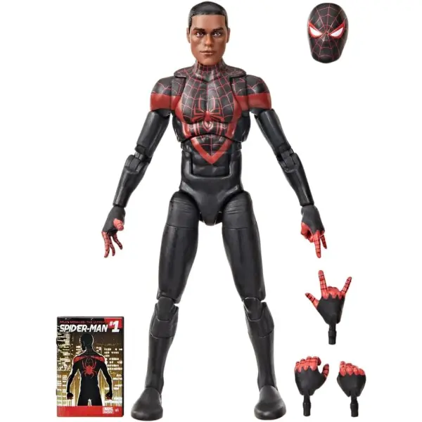 Action figure Marvel Legends di Ultimate Miles Morales di Spider-Man