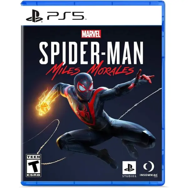 Copertina del videogioco Marvel s Spider-Man Miles Morales per PlayStation 5