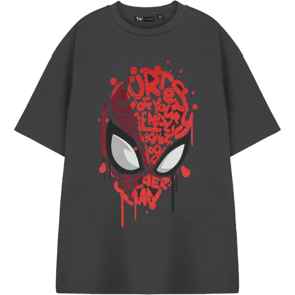 Maglietta Marvel a maniche corte di Spiderman amichevole vicino di casa