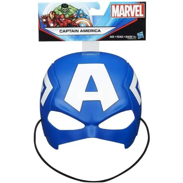 Maschera ufficiale Hasbro di Capitan America della linea Movie Roleplay