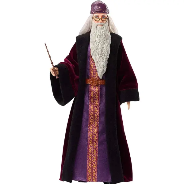 Personaggio articolato Mattel di Albus Silente alto trenta centimetri con veste
