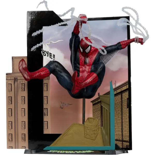 Statua McFarlane di Spider-Man numero sei in scala uno a dieci da collezione