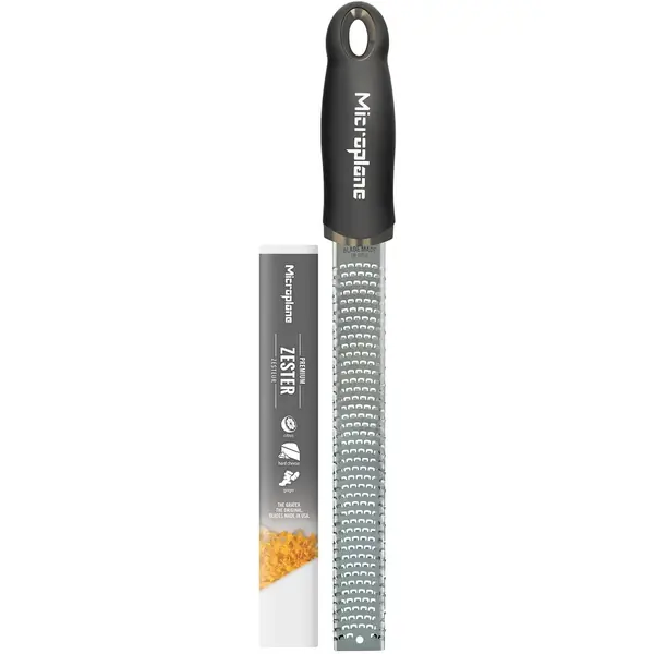 Microplane Classic Zester grattugia fine nera per parmigiano limone e noce moscata