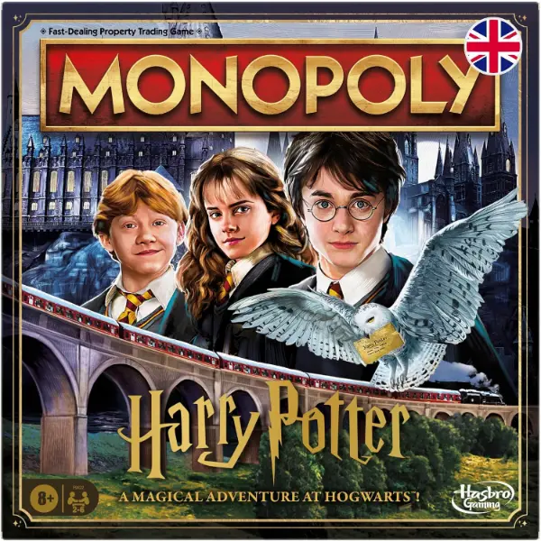 Scatola del gioco da tavolo Monopoly edizione Harry Potter in italiano