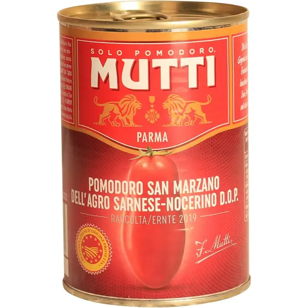 Mutti pomodori San Marzano 250 g pelati in conserva per pizza