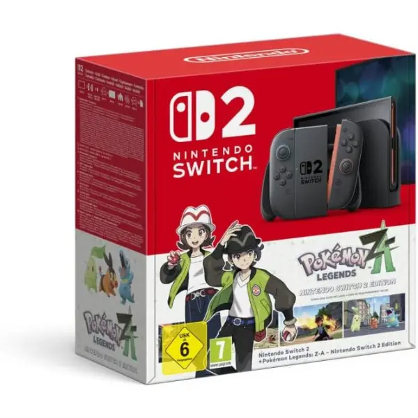 Bundle Nintendo Switch 2 con il gioco Leggende Pokemon Z-A
