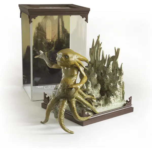 Statuetta The Noble Collection del Grindylow numero diciotto dipinta a mano