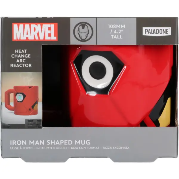 Tazza Paladone di Iron Man con reattore Arc termosensibile che si accende col calore