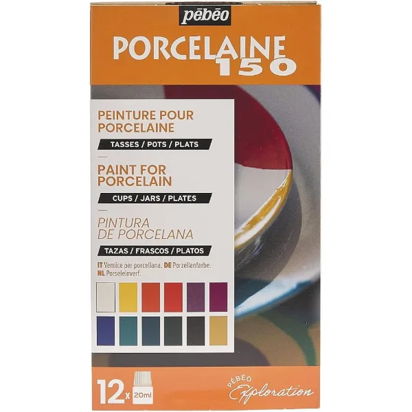 Set di colori per porcellana Pébéo Porcellana 150 multicolore