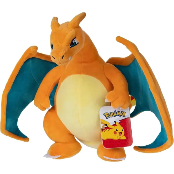 Peluche ufficiale Pokemon Charizard arancione da trenta centimetri con ali