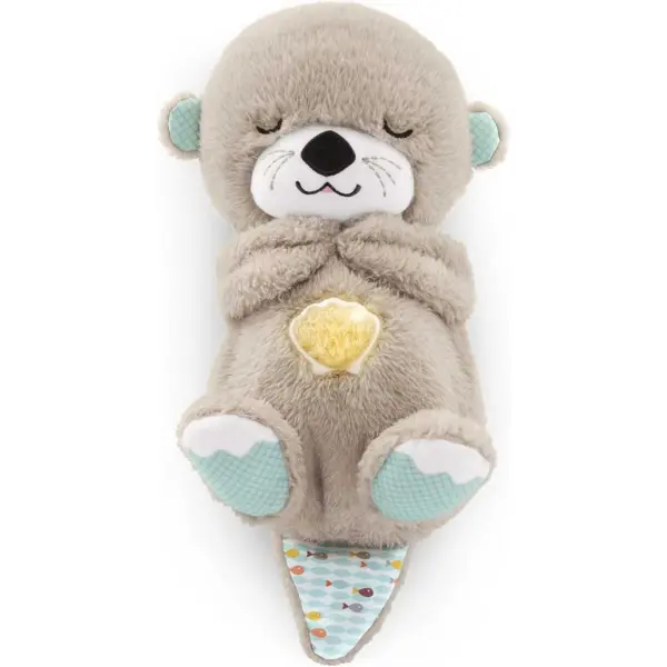 Fisher-Price Peluche Lontra Coccolosa con suoni rilassanti